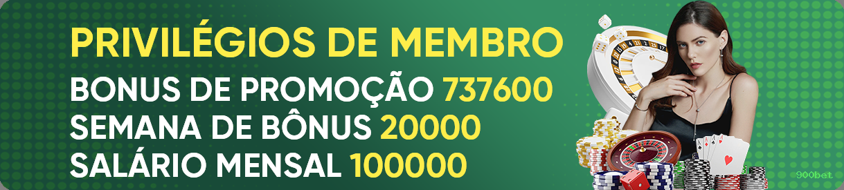 Bônus boas-vindas 900bet R$100